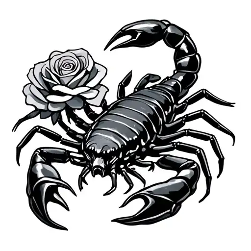 A Scorpion With Roses