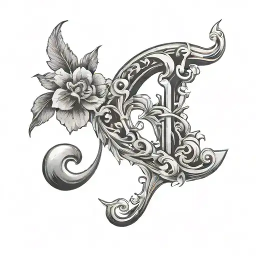 Letter J And Number 5