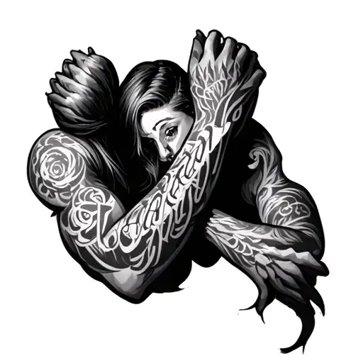 Names Around Arm Sleeve