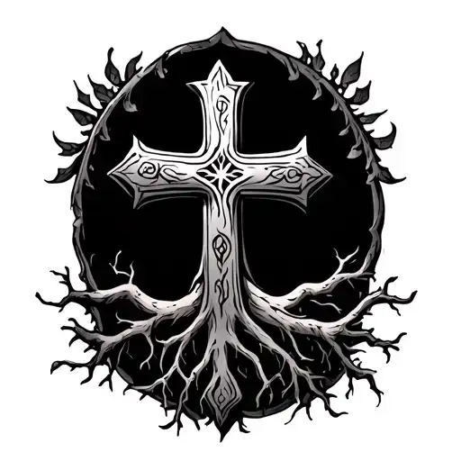 Cross With Roots