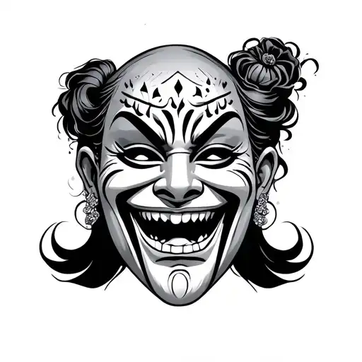 Cry Now Laugh Later Masks Ear Area
