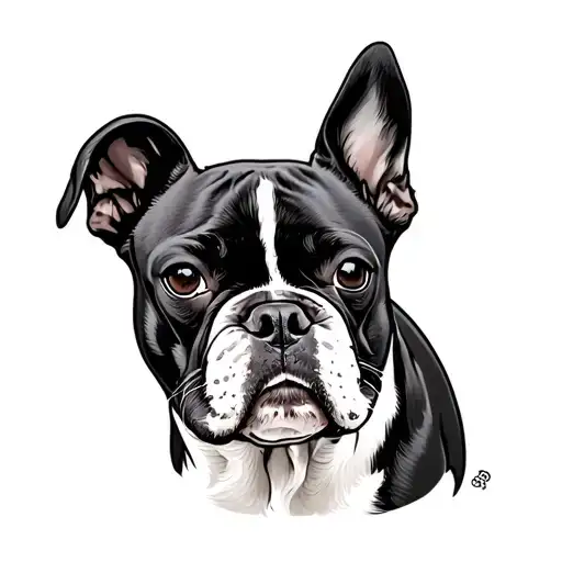 Boston Terrier Ears