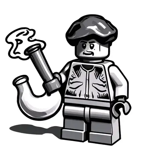 Lego Man Smoking Bong