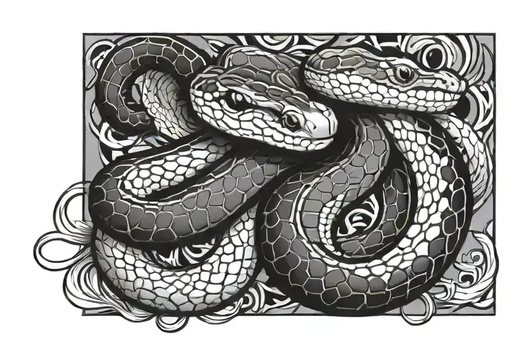 Snake That Is Half Corn Snake And Half Ball Python