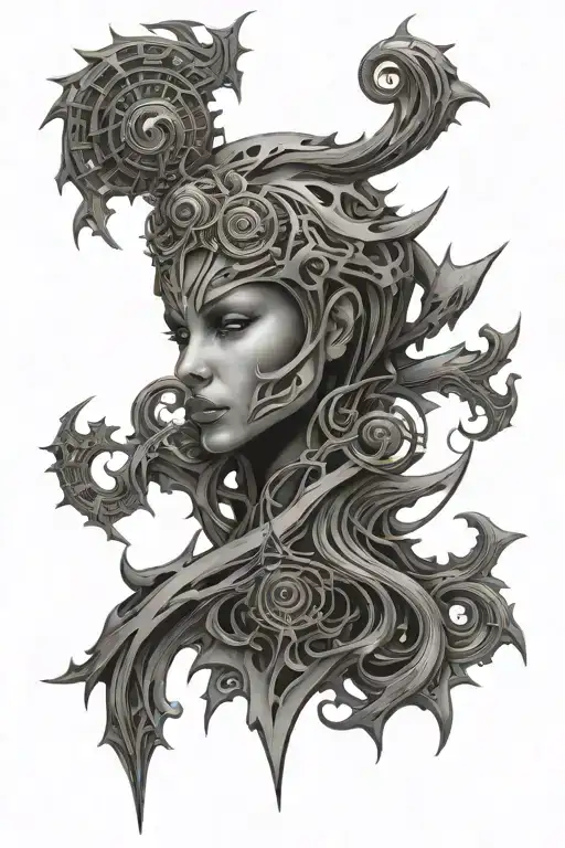 Cybersigilism Tattoo Shoulder Tattoo That Goes