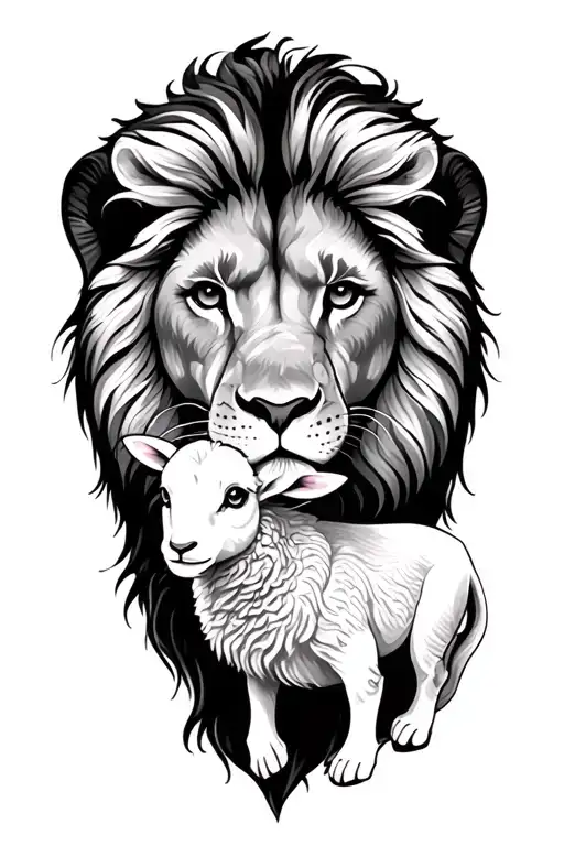 Lion And Lamb