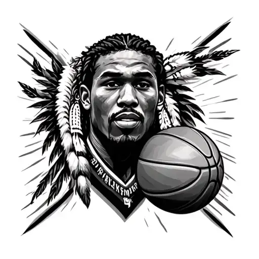 Jeremiah Billy Basketball Choctaw Stickball