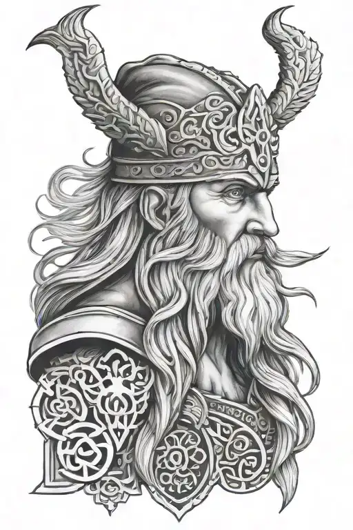 Norse Odin Portrait