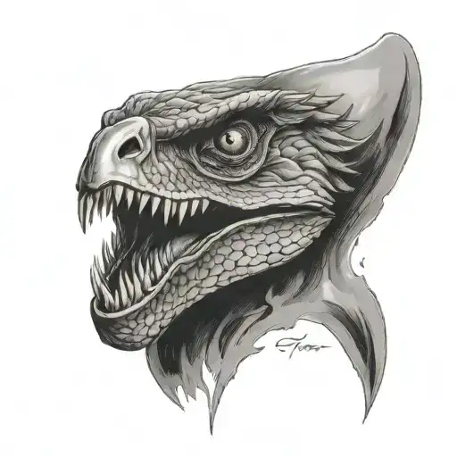 Raptor With Thumbstone
