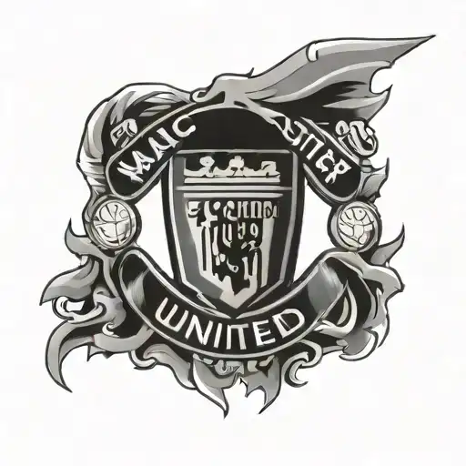 Manchester United Football Club Logo Featuring