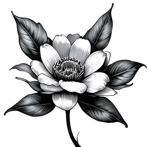 Flower With Love You Forever Written In The Stem Wrapped