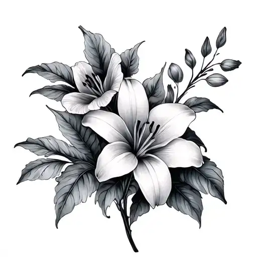 Whimsical Lillie's And Violets
