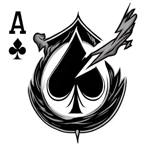 Ace Written In Lightning