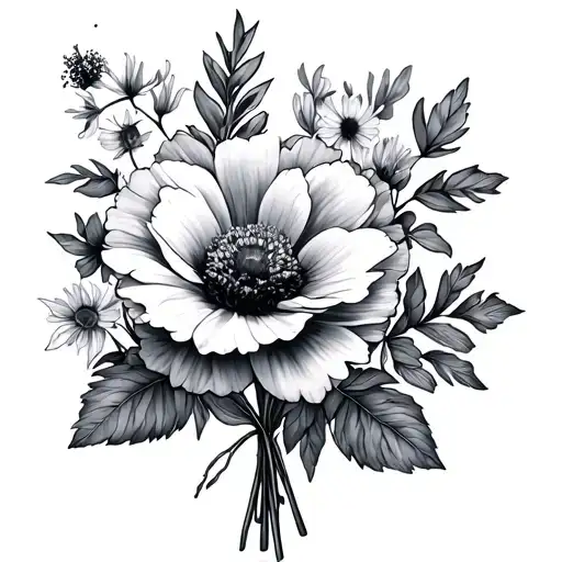 October And Auguest Birthflower Bouquet