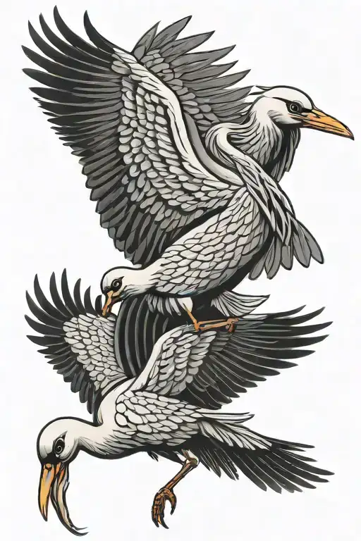 The Stork Carries The Baby