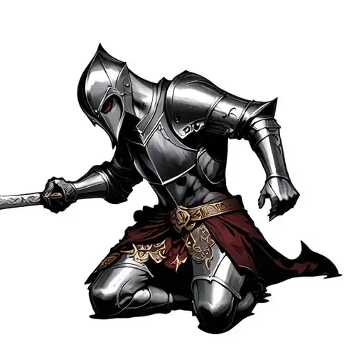 Kneeling Knight
