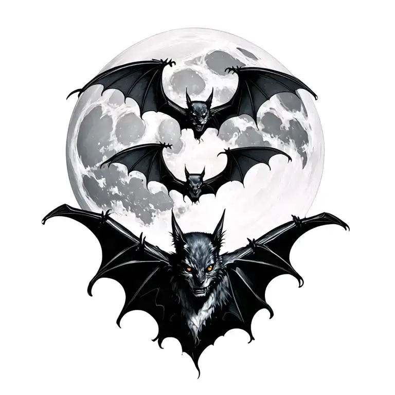 Full Moon Bats Ozzy