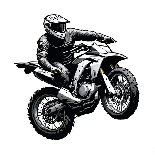 Mountain Motobike Tatoo