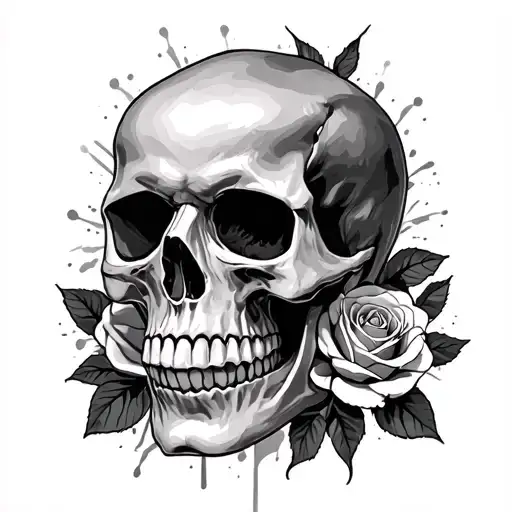 Skull And Roses