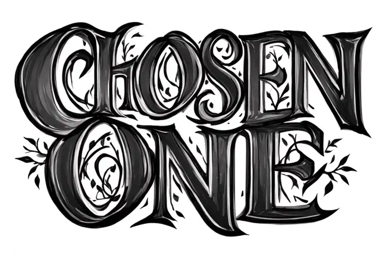 Chosen One Caligraphy