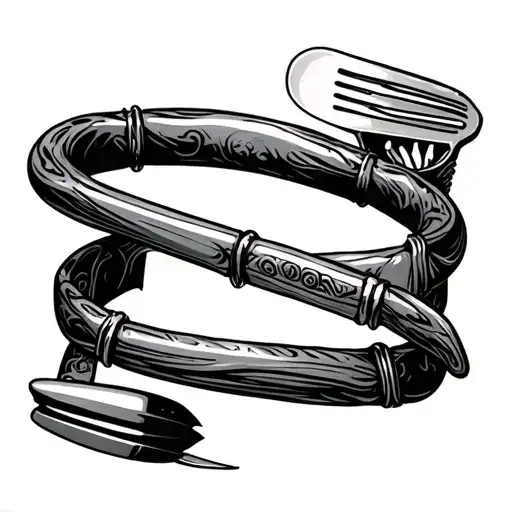Bracelet With Kitchen Utensils