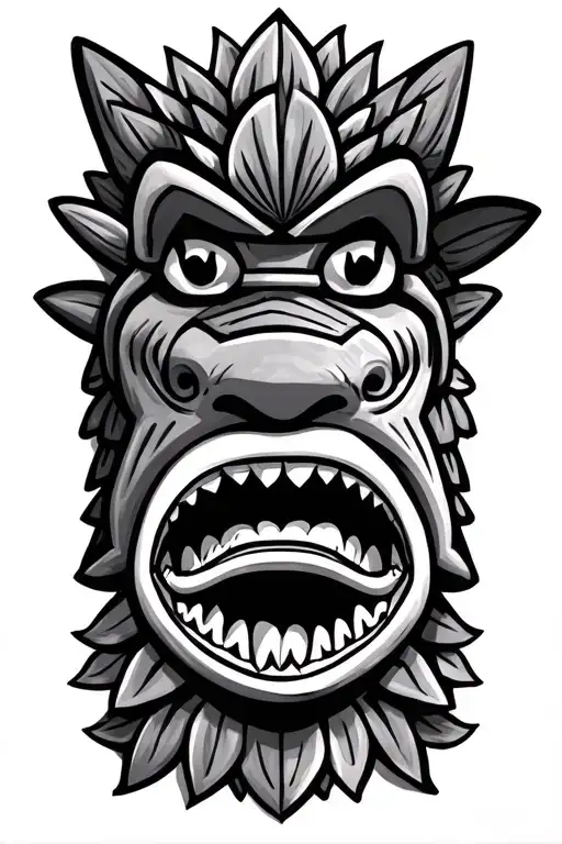 Ohana Symbols Tiki Gods Sharks