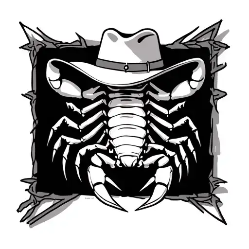 Scorpion With Cowboy Hat