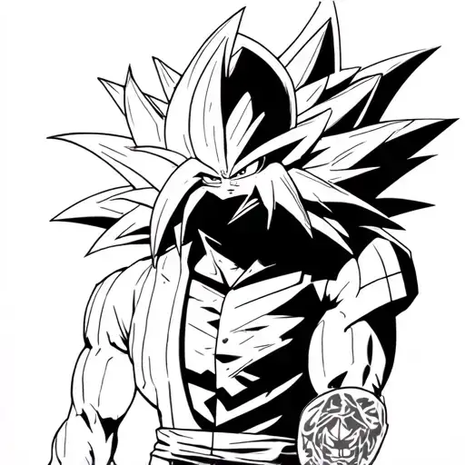 Goku With Messi's Shirt With The Ultra Instinct