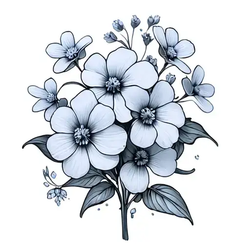 Forget Me Not Flowers And Sad Losy