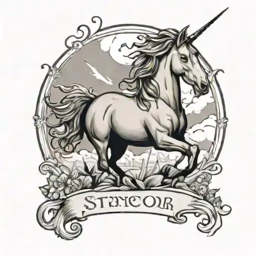 Unicorn Storybook Illustration