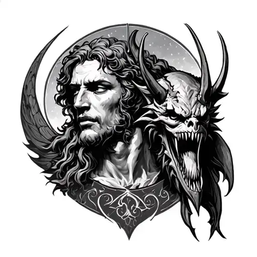 Saint Michel Colere Against The Demon