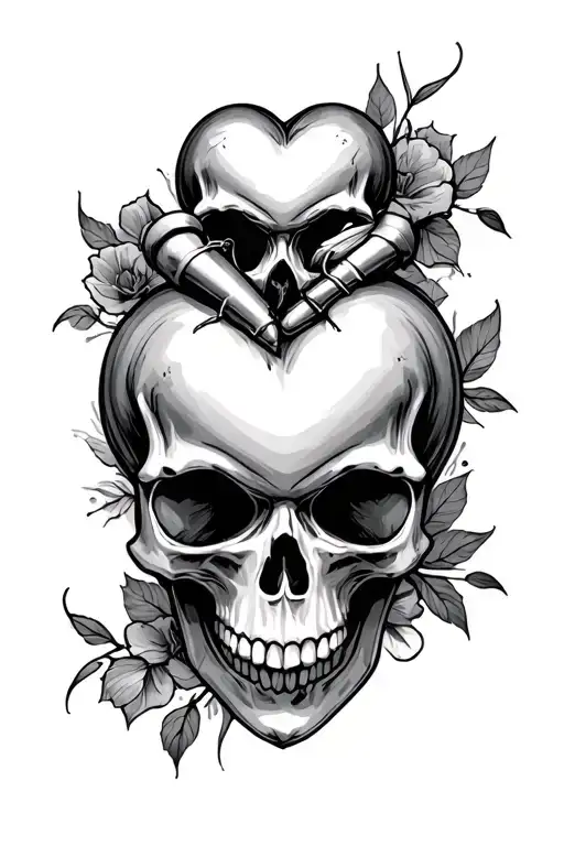 Heart Shaped Skull
