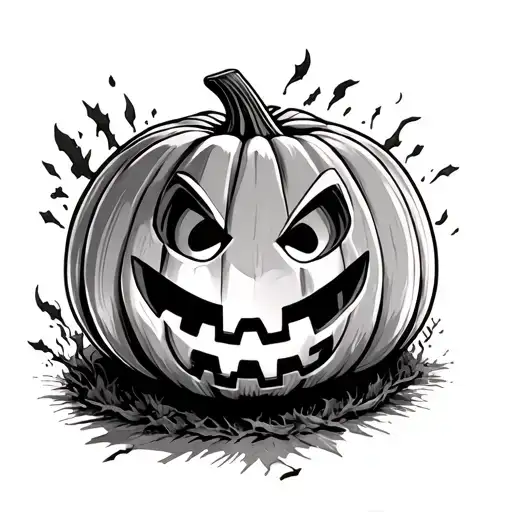 Mario Bross Halloween Pumpkin