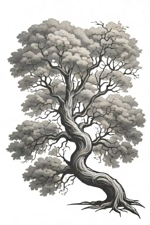 Tree With Father's Initial