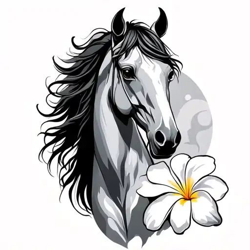 Plumeria Horses