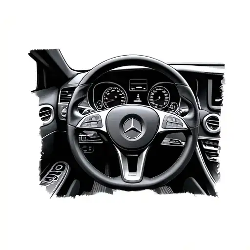 Realiatic Mercedes Car Steering Wheel