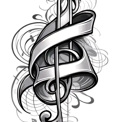 Scrolls With Musical Notes
