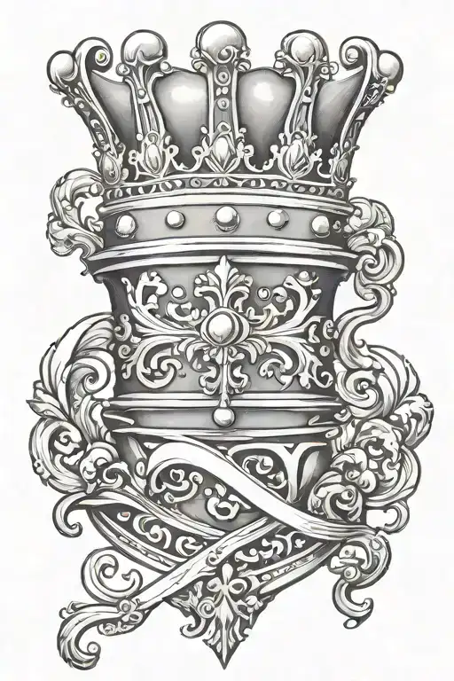 Crown With L Letter