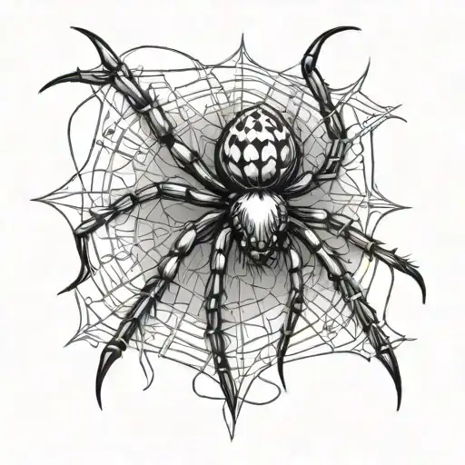 Spider With A Cross