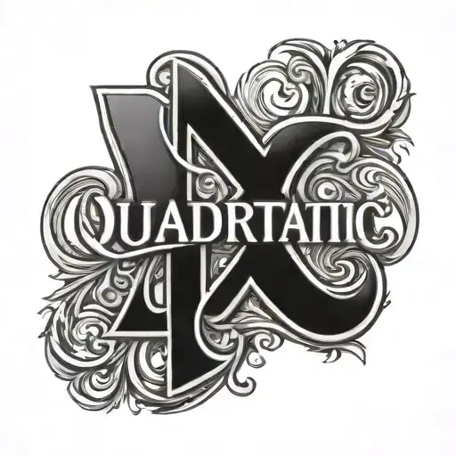 Quadratic Logo Merged Name Samuel