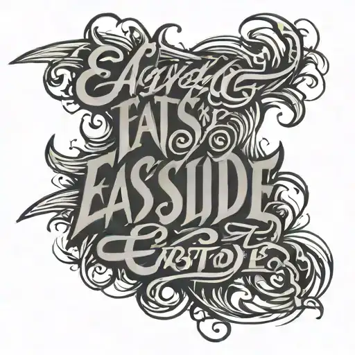 Eastside In Writing Grafiti Lettering