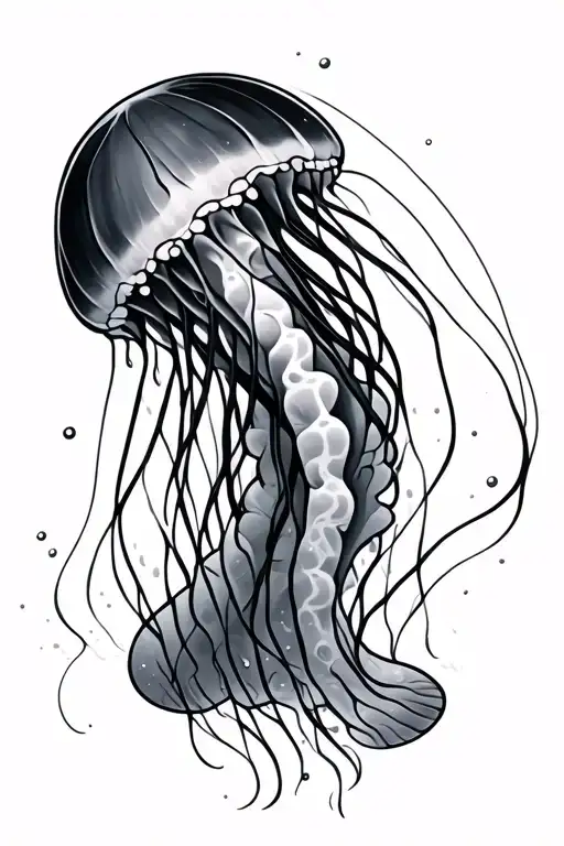 Jellyfish Floating