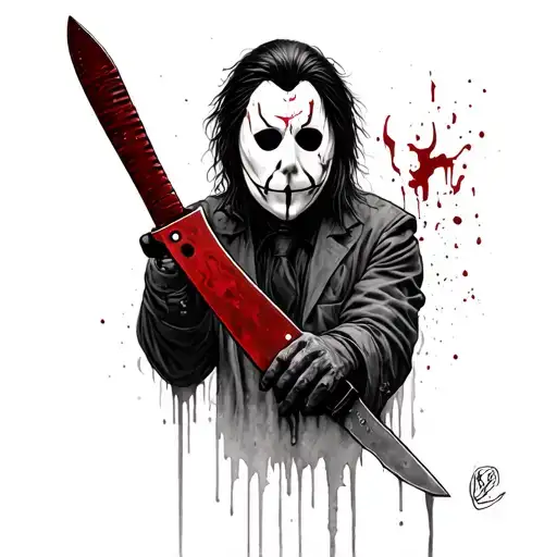 Michael Myers Blood Knife