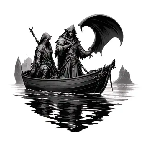 Charon Boatman From Hades