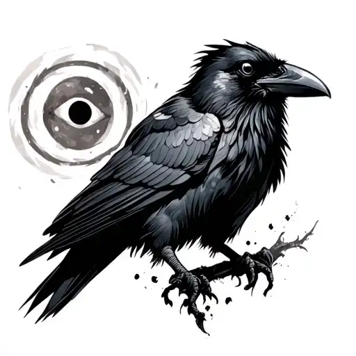 A Raven With A Sharingan