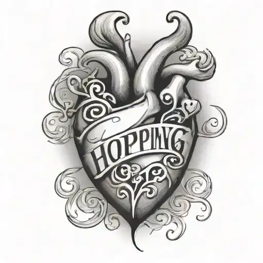 Heart With Hoping Maybe Written Inside