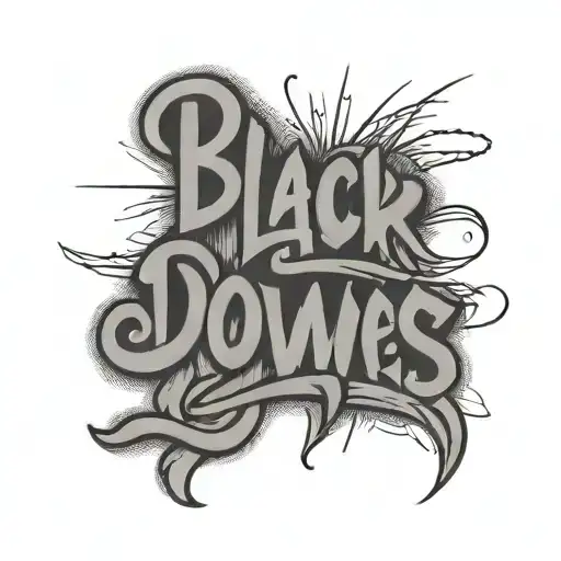 Persevere Through Ups And Downs Words With Squiggly Line Going Through The Words