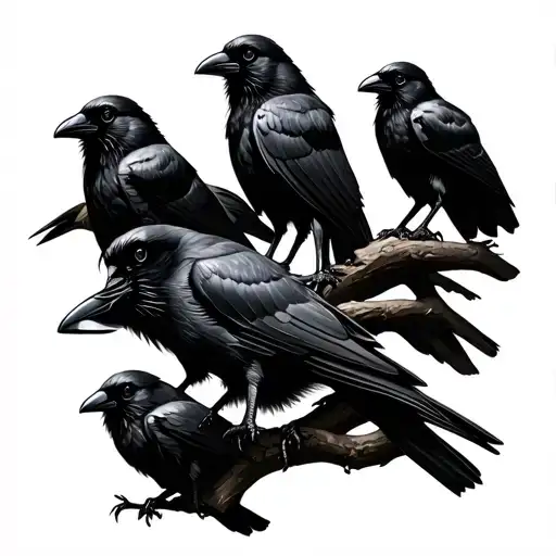 Flock Of Crows