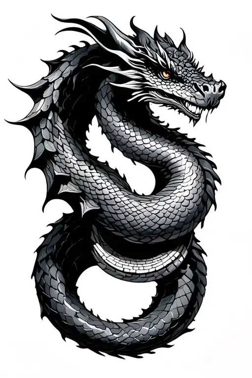 Dragon Withe Snake