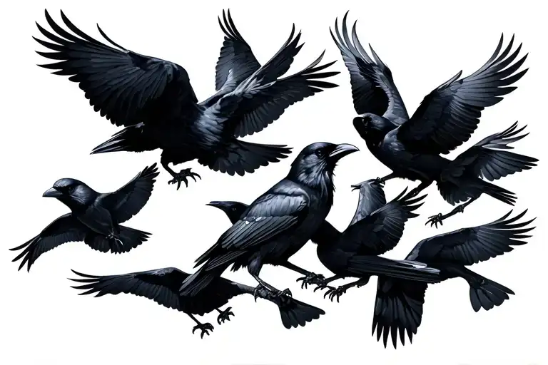Flock Of Crows